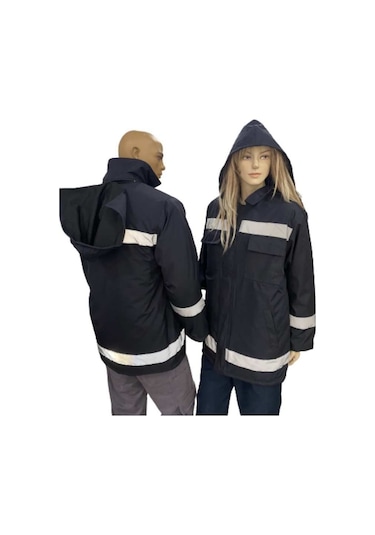 Reflektörlü Iş Güvenlik Montu-With Reflector Work Safety Jacket (521422434)