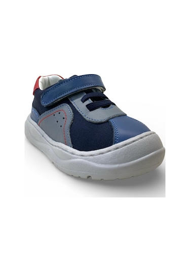 Tuğba Ortopedi 113 Bebek Deri Sneaker Mavi