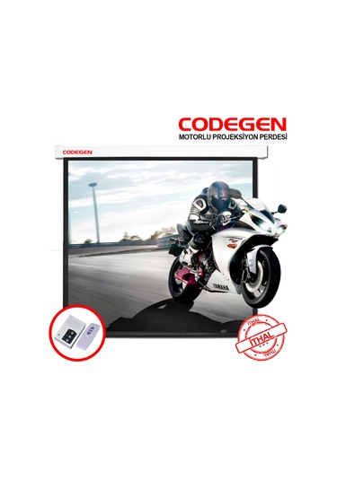 Codegen (Ex-40) 400X300 Motorlu U.K. Projeksiyon Perdesi