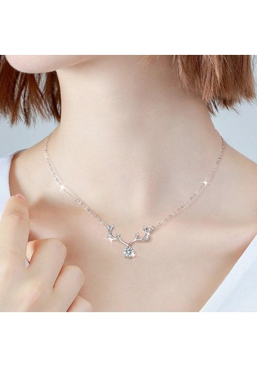 Yeşil Bague Ringen Mükemmel Kesim 1 Ct Uygun Fiyatlı Mozanit Kolye Kadınlar Için 925 Gümüş Elmas Kolye Kız Arkadaşı Için Doğum Günü Hediyesi 1 Carat