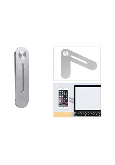 Ardemix F21 Laptop - Monitör Telefon Tutucu-gümüş