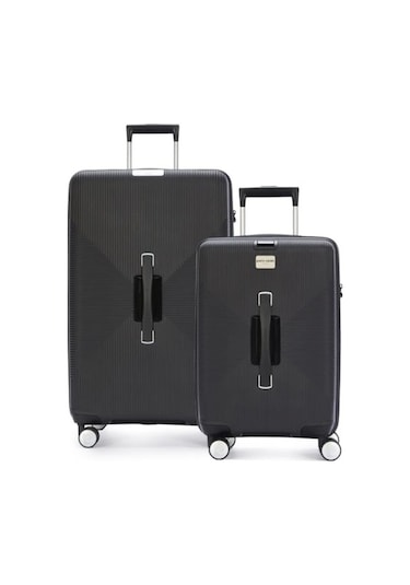 2'li Valiz Seti 04pc7080 Kırılmaz Valiz Büyük Boy Ve Kabin Boy Renkli