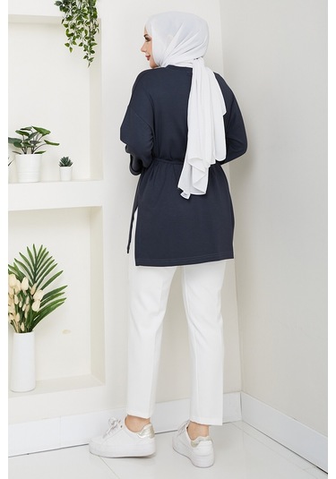 Günsel İpli Oysho Tunik 1646 - Antrasit Antrasit