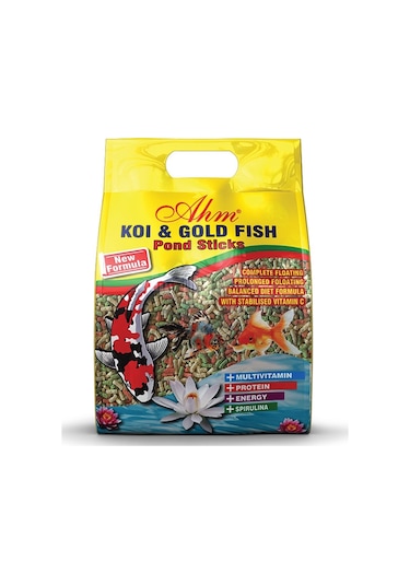 Ahm Karışık Pond Sticks Japon Ve Koi Balık Yemi 1Kg