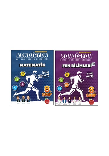 Newton 8. Sınıf Lgs Matematik + Fen Bilimleri Kondisyon Denemeleri 2 Kitap