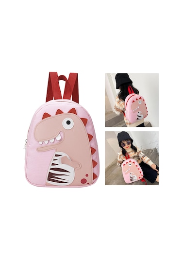 Homyl Çocuk Yürümeye Başlayan Dinozor Çantalar Için Sevimli Pembe