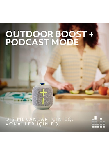 Ultimate Ears Wonderboom 4 Taşınabilir Su Geçirmez Bluetooth Hoparlör, Büyük Bas Ve 360 Derece Ses - Mor