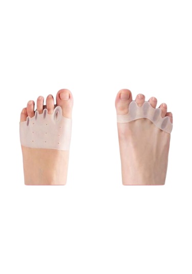 Akestoria Med Makaralı Pedli Silikon 5 Parmak Ayırıcı Kemik Koruyucu Silikon Makaralı Pedi Fc-048 Standart