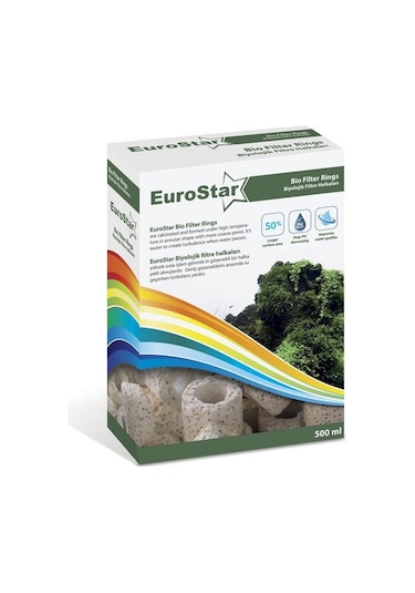 Eurostar Bio Filter  Ring Beyaz 500 ML