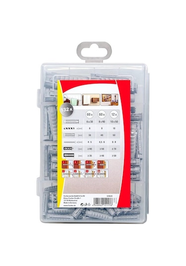Fıscher Sx 6-8-10 Plastik Dübel Seti 132 Parça