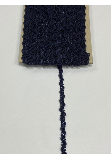 Dekoratif Sutaşı Şerit / Seccade Bohça Harcı /20 Metre Lacivert