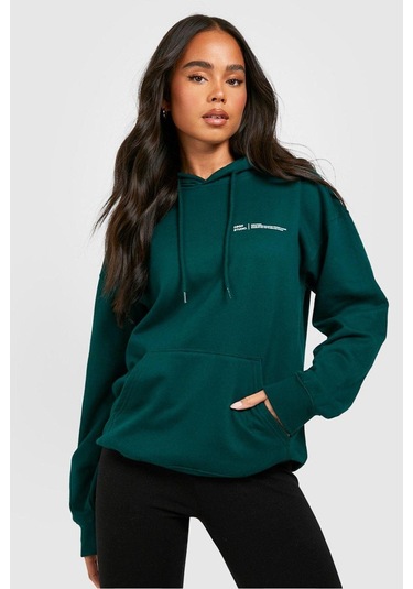 Unisex Yeşil Dsgn Studio Oversize Sweatshirt Yeşil
