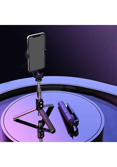 Kilifone - Selfie Çubuğu P20h Çok Fonksiyonlu Selfie Çubuğu - Beyaz - T23269