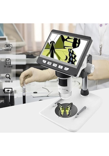 Triline 1000x Dijital Lcd Ekranlı Usb Hd Mikroskop 1080p 4.3 İnç