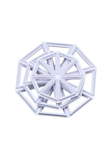 Şeker Hamuru Kalıbı Flama Kesici 3 Lü Beyaz