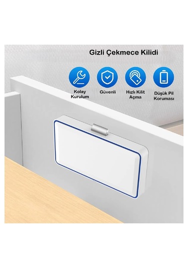 Gizli Dolap Kilidi Elektronik Akıllı Anahtarsız Kilit
