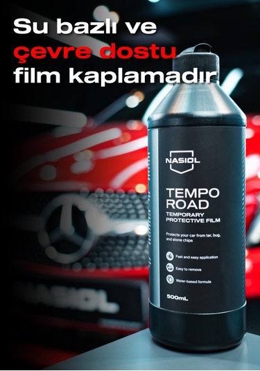 Nasiol Temporoad Geçici Araç Yüzeyi Koruyucu Sıvı Film Geçici Boya Koruma 500 ML Leke Böcek Koruyucu