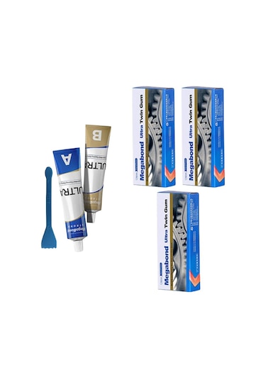 Megabond 2+1 Pk. Çift Karışım Soğuk Kaynak Macun Yapıştırıcı 60Gr