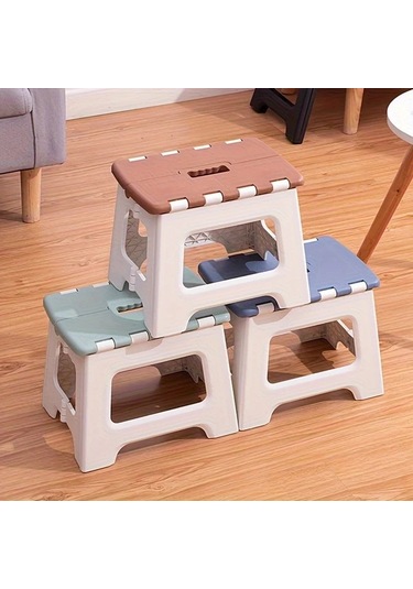 Dashanshop Siyah Ofis Taburesi Şık Ve Sağlam Katlanır Masaüstü Stool Tasarruf Saklama Siyah