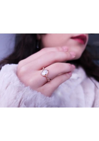 Sirius Pırlanta Ve Ay Taşlı Selene Yüzük 0842R0018