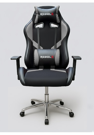 Oyuncu Koltuğu Basic Krom Ayak Gri Renk