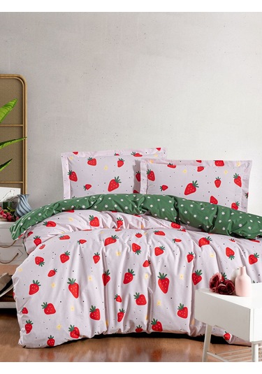 Fitted Ranforce Nevresim Takımı Çift Kişilik Flora Diğer