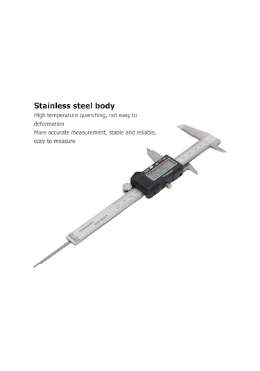 Ximistore9 Stainless Steel Dijital Caliper 0-150mm: Lcd Ekranlı, Milimetre/inç Dönüşümlü, 0.02mm Hassasiyetli Ölçüm Aracı