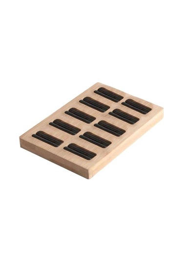 Trendooze Yüzük Yuva Tutucu Tepsisi Takı Stylea-11 Siyah Sergileme Küpe Düzenleyici D Ahşap 10 Cu