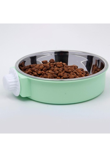 Suntek Sandık Köpek Kase Asılı Su Besleyici Tavşan Yeşil