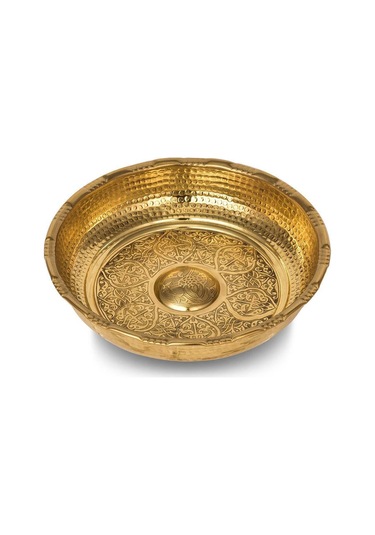 Lenabakır Bakır Hamam Tası Çok Renkli
