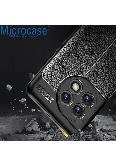 OnePlus 11 (Global) Leather Deri Efekt Silikon Kılıf - AL3337