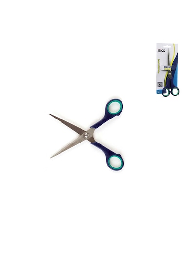 Paslanmaz Çelik Kauçuk Kaplı Ergonomik Sap Orta Boy Makas 6 ½" & 17,5 Cm 1 Adet