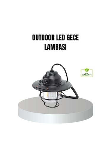 Kamp Lambası Su Geçirmez Taşınabilir Gece Işığı Uzun Pil Ömürlü