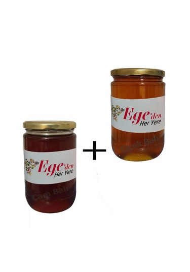 Egeden Her Yere Marmaris Çiçek ve Çam Balı + 2 Adet Bal Kaşığı