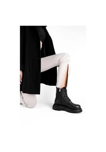 Feles Kalın Ve Yüksek Taban Günlük Bot Kadın Postal Bot 001