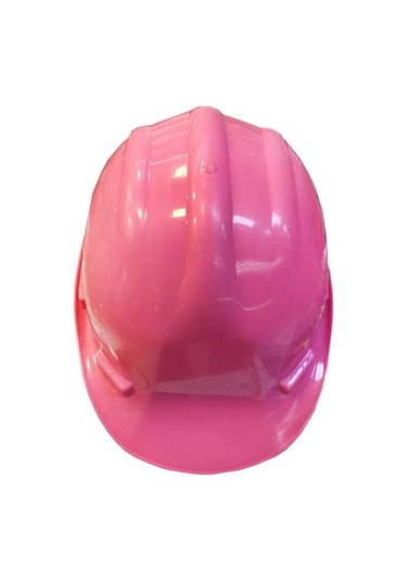 Pembe Baret Ayarlanabilir Başlıklı Mühendis Baret Kadınlara Özel