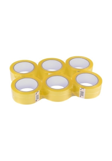 Şeffaf Koli Bandı 100 M 6 Lı Paket