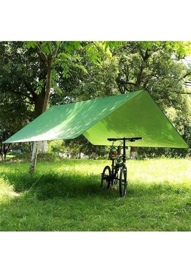 Prestigegoods Çok Fonksiyonlu Açık Su Geçirmez Plaj Tente Çadır 300x300cm, Yeşil Yeşil