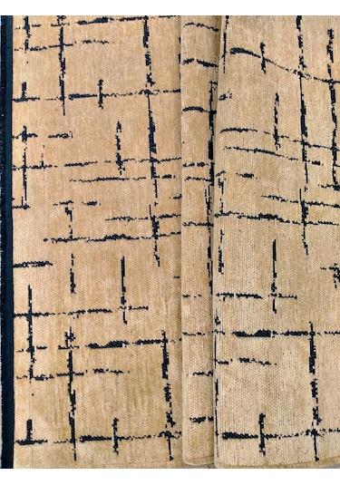 Çam Halı Bodrum Bdr 124 Hardal Özel Latex Kaymaz Tabanlı Kilim