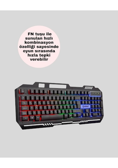 Pg8018 Led Aydınlatmalı Mekanik Klavye Mouse - Oyunlarda Üstün Performans