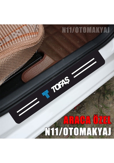 Tofaş Murat 131 Uyumlu Kapı İç Koruma Ayaklık Sticker Markalı
