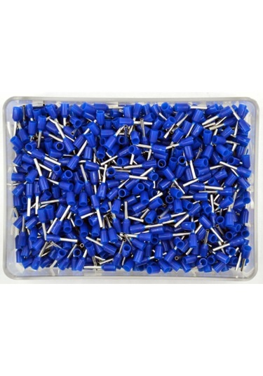 Cat Te7508 ,2x0.75mm/mavi 500-adet Kablo Yüksük