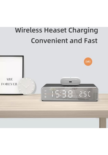 Yatak Odası İçin Dijital Çalar Saat Siyah