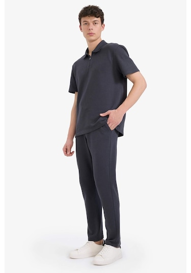 DeFacto Regular Fit Eşofman Altı Beli Bağcıklı Cep Detaylı Düz Paça D9701AX25SPAR214