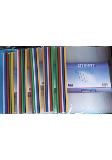 Cilt Kapağı Alt +Üst + Sırt 25 Adet Li Paket 5 Renk Comix