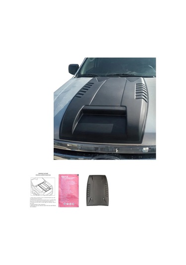 Ford Ranger T6 2012 - 2015 Kaput Üstü Koruma Kaplama Scoop