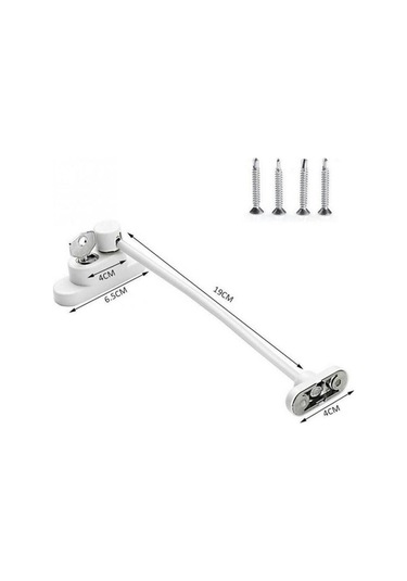 10 Adet Çelik Halatlı Pvc Kapı Pencere Emniyet Kilidi - Pencere Ç