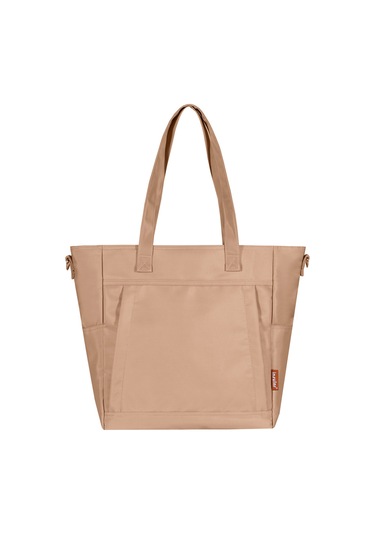 Maiyame Insular 20l Çift Taraflı Anne Çantası - Su Geçirmez Nilon, 9 Cep, İç Bölmeler, Bebek Değişim Matı, Islak Çanta Ve Askı Kayışları - Kahverengi Kahverengi