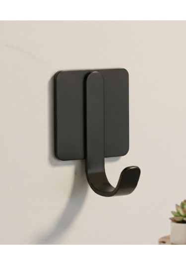 Ardini Kendinden Yapışkanlı Askılık Mat Siyah 03 Pakette 5 Adet Çok Renkli