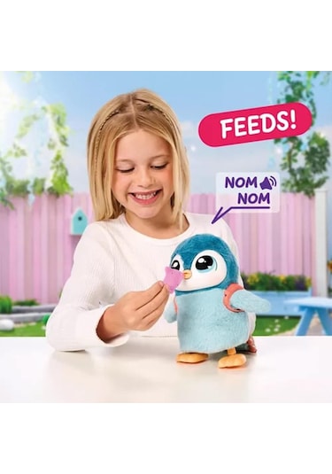Peluş Sesli İnteraktif Paytak Yürüyen Penguen Peluş Oyuncak Little Pets